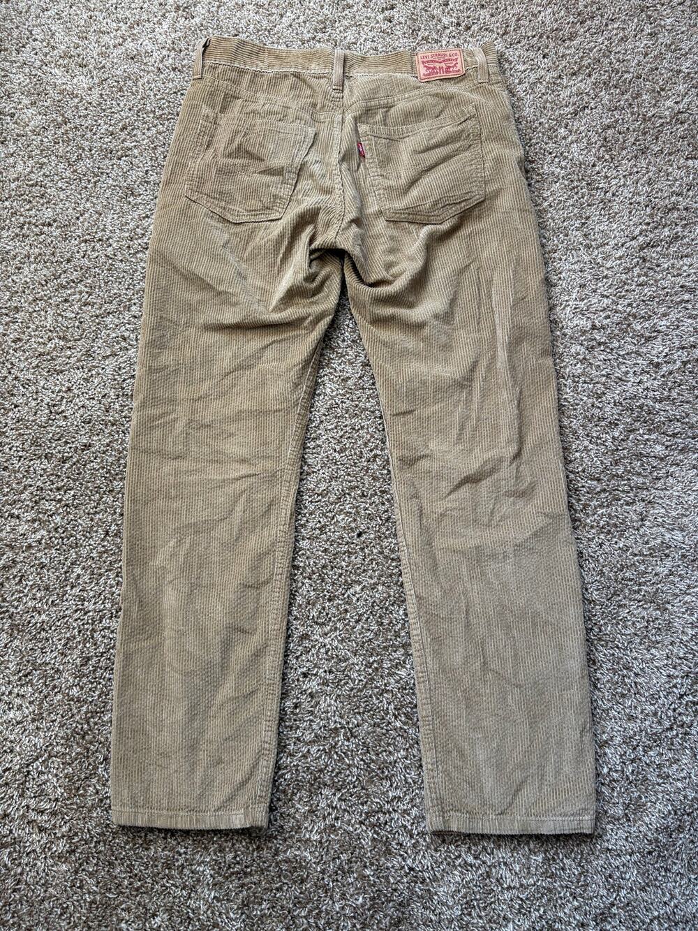 Levis's Corduroy Straight Leg Pants Womens Size 29x30